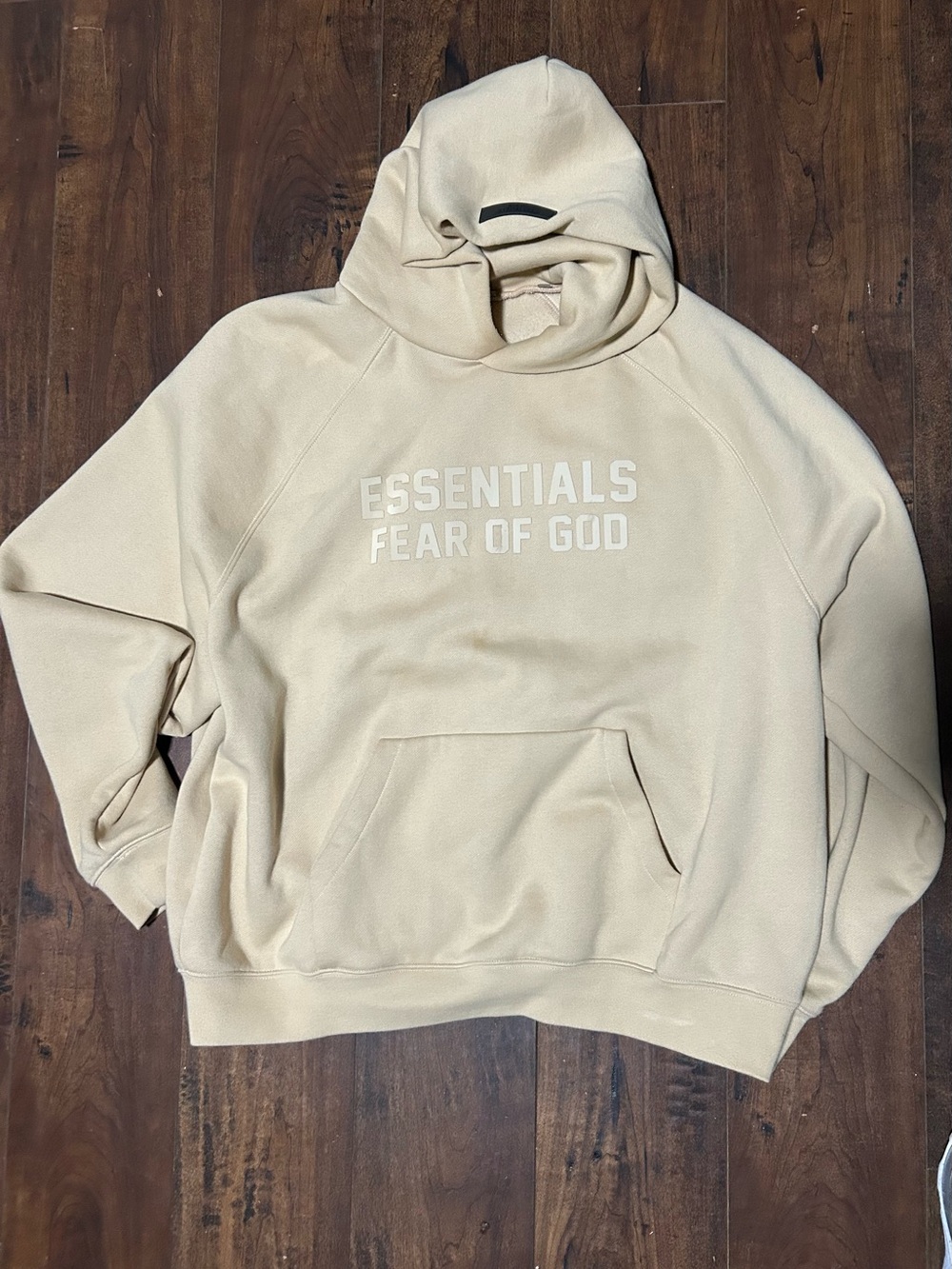Fear of God Essentials Hoodie Beige